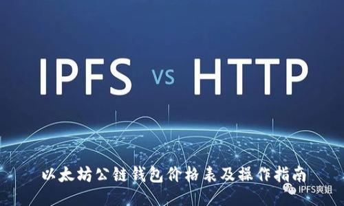 以太坊公链钱包价格表及操作指南