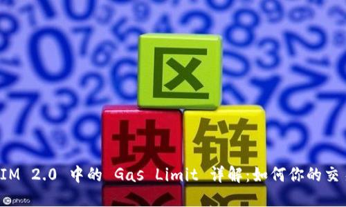 TokenIM 2.0 中的 Gas Limit 详解：如何你的交易体验