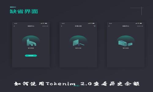 如何使用Tokenim 2.0查看历史余额