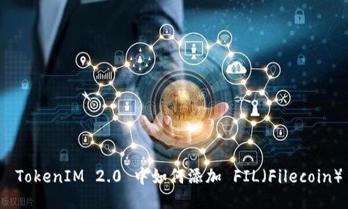  TokenIM 2.0 中如何添加 FIL（Filecoin）